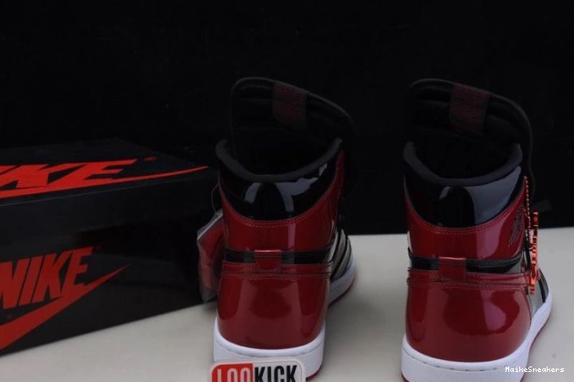 MaikeSneakers Patent 555088-063 Jordan 1 High Bred OG Air 0629